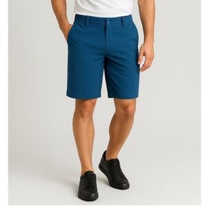 TravisMathew Mens Golf Shorts Size 36 Blue Stretch Performance Casual Activewear